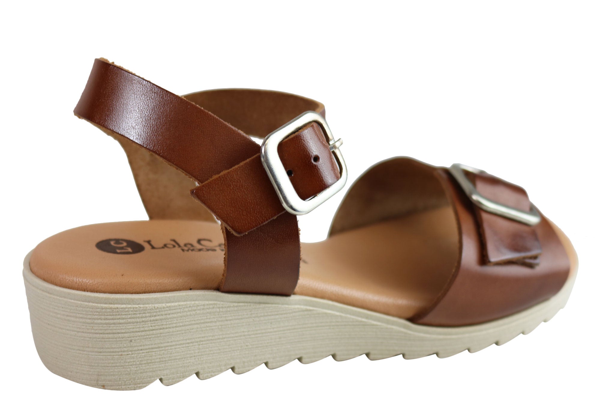 Lola Canales Koz Women's Comfortable Soft Leather Sandals - Handmade in Spain - Perfect for Summer, Beach, and Casual Outings