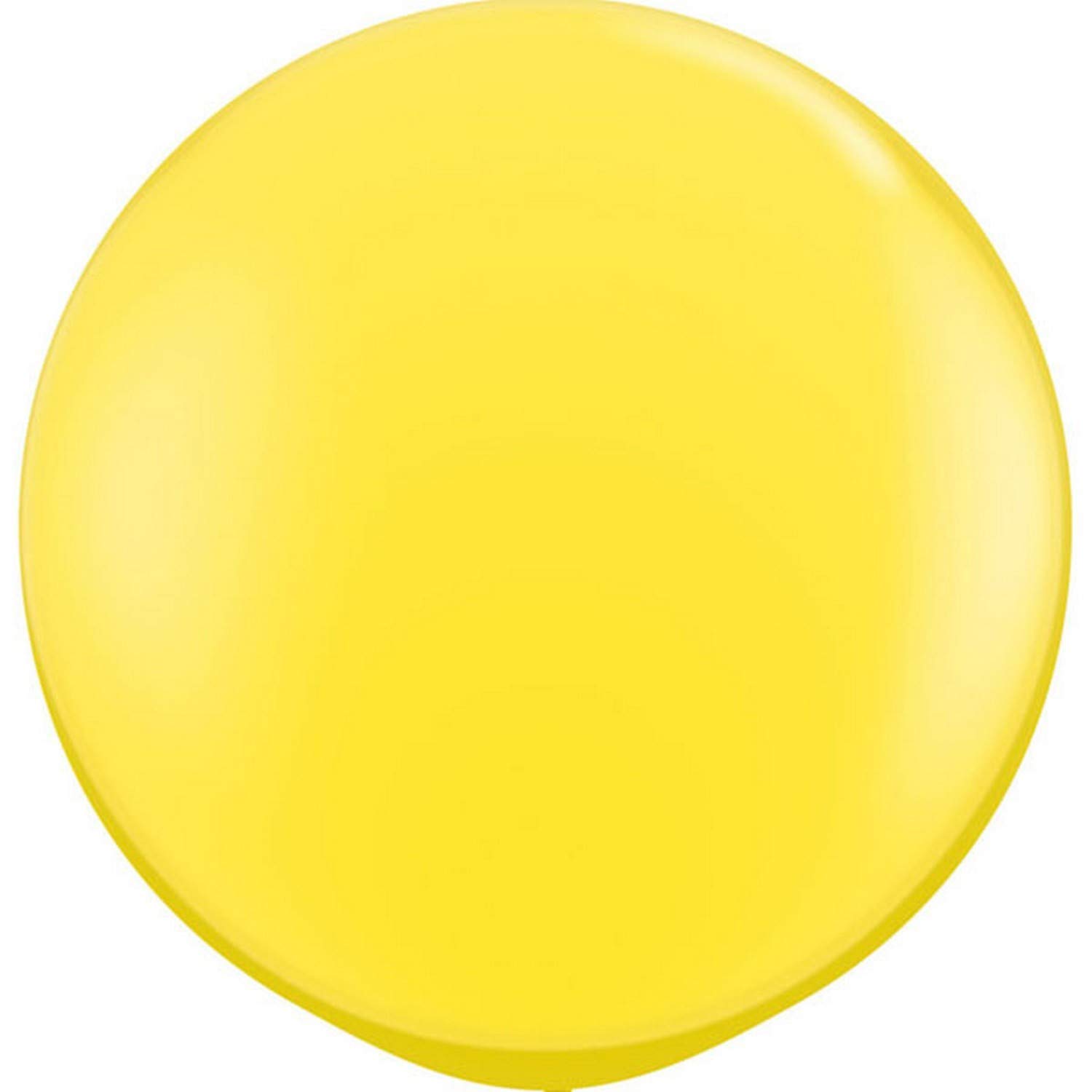 Qualatex 5 Inch Latex Party Balloons - Pack of 100, 48 Vibrant Colors (Yellow) - Perfect for Birthdays, Weddings & Decorations