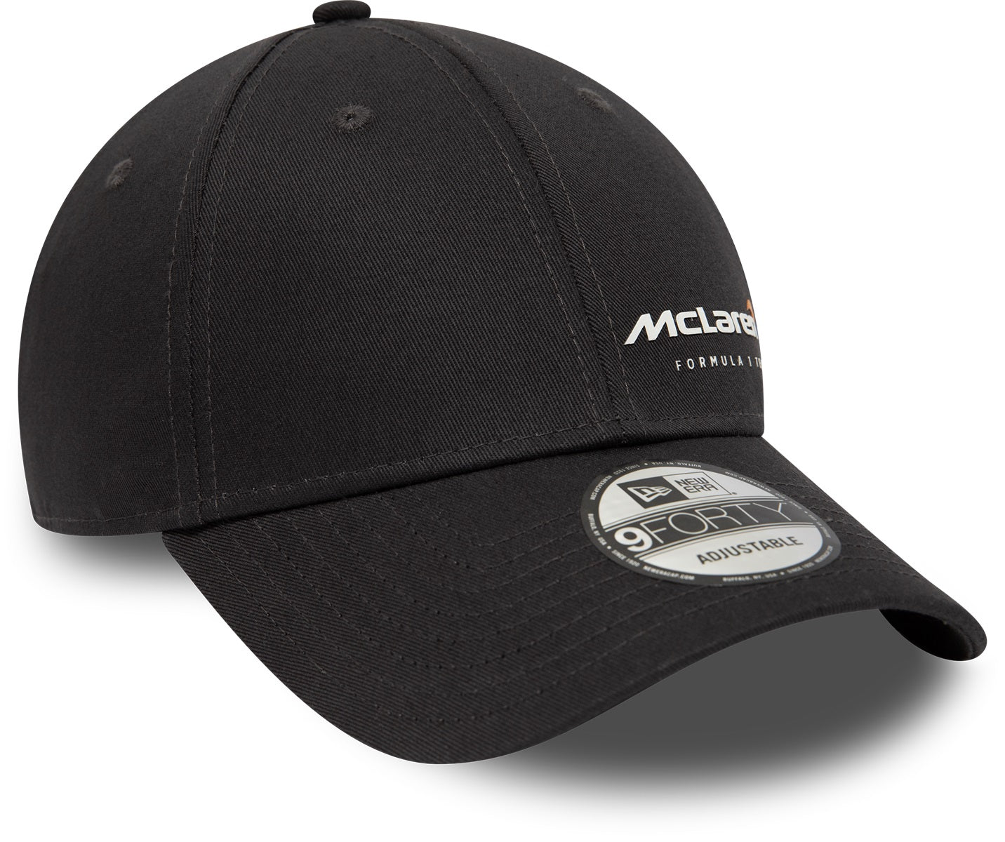 McLaren F1 New Era 9Forty Adjustable Snapback Cap - Official Team Logo - Anthracite Grey - Perfect for Racing Fans & Streetwear Fashion
