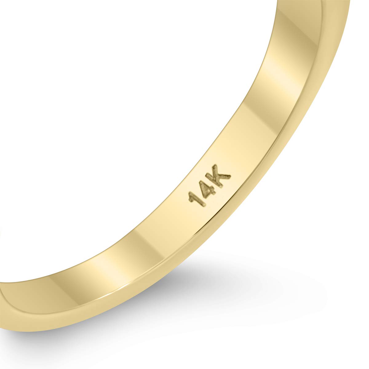 1.5MM European Contour Wedding Band Ring - 14K Yellow Gold for Women & Men - Perfect for Engagement, Anniversary & Everyday Wear