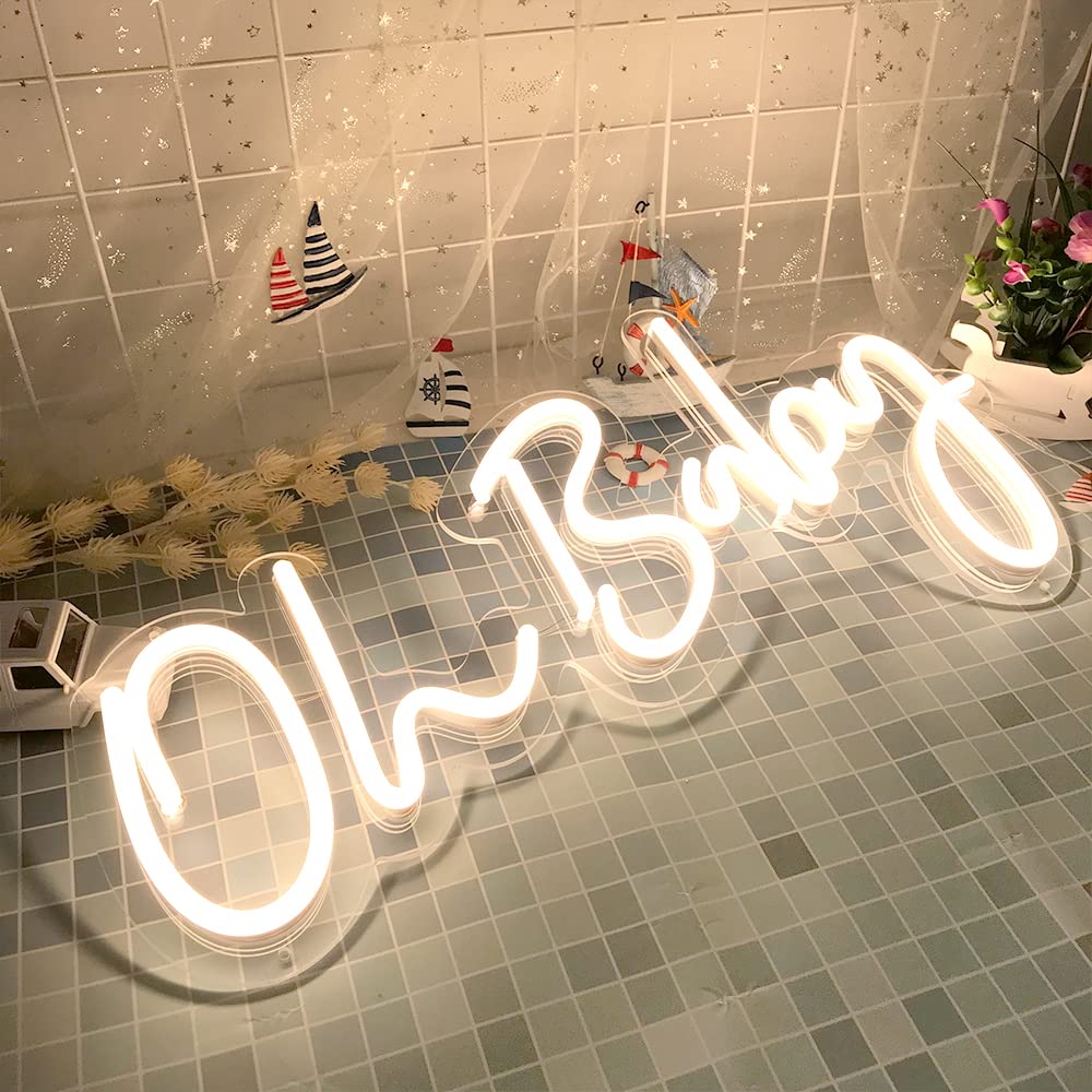 DIVATLA Oh Baby Neon Sign - 24