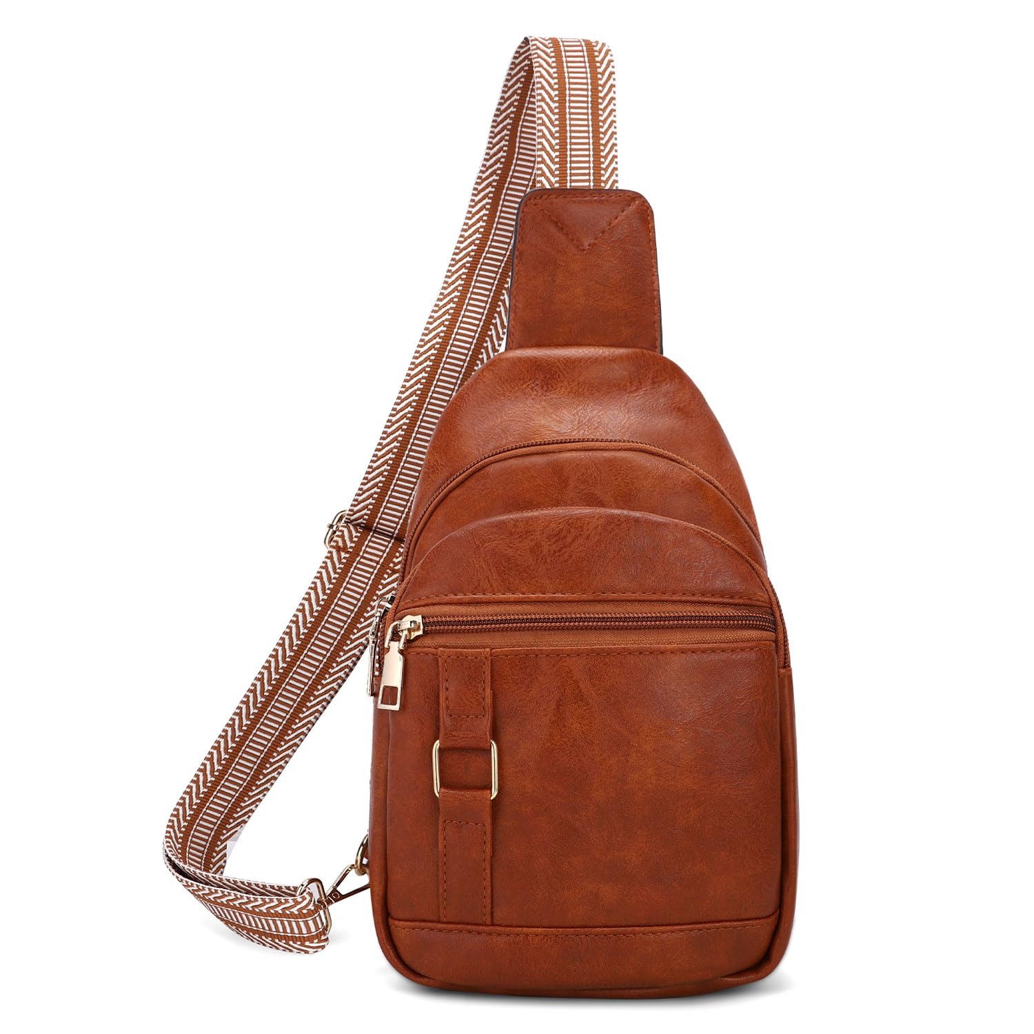 Women's Vegan Leather Crossbody Bag - Anti-Theft Travel Purse for Daily Use