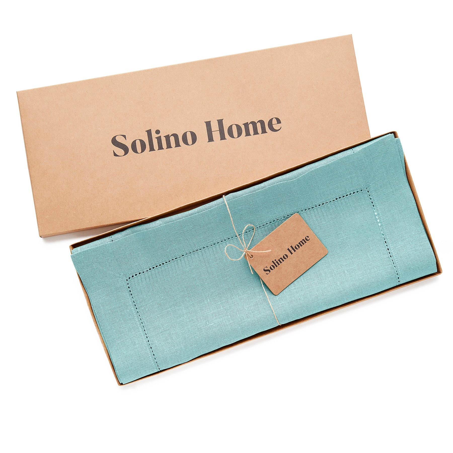 Elegant Classic Hemstitch Table Runner - Premium Linen Dining Decor for Weddings, Parties & Home Styling