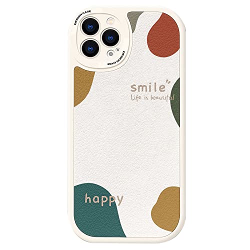 Fashion Lambskin TPU Case with Pattern, White