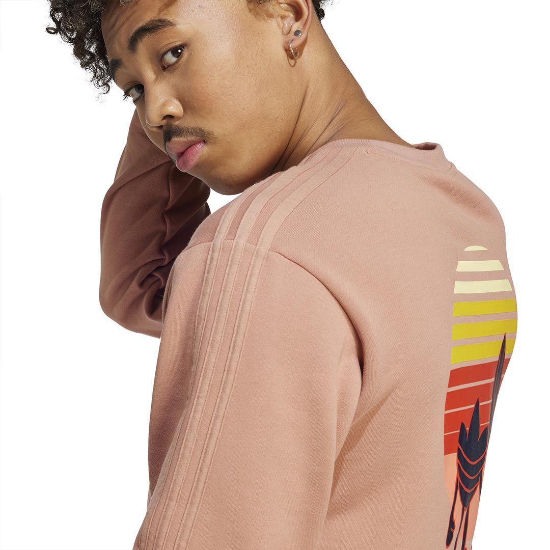 Adidas Men's Graphic Planet Sweatshirt (IC8863) - Stylish Casual Pullover Hoodie for Streetwear & Everyday Comfort