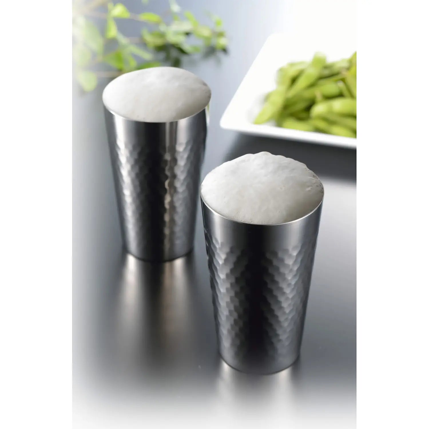 Asahi Titanium Double Wall Insulated Coffee Cup 8oz (240ml) Set of 2 - Hot & Cold Drink Tumbler for Camping, Office, Travel and Outdoor Use