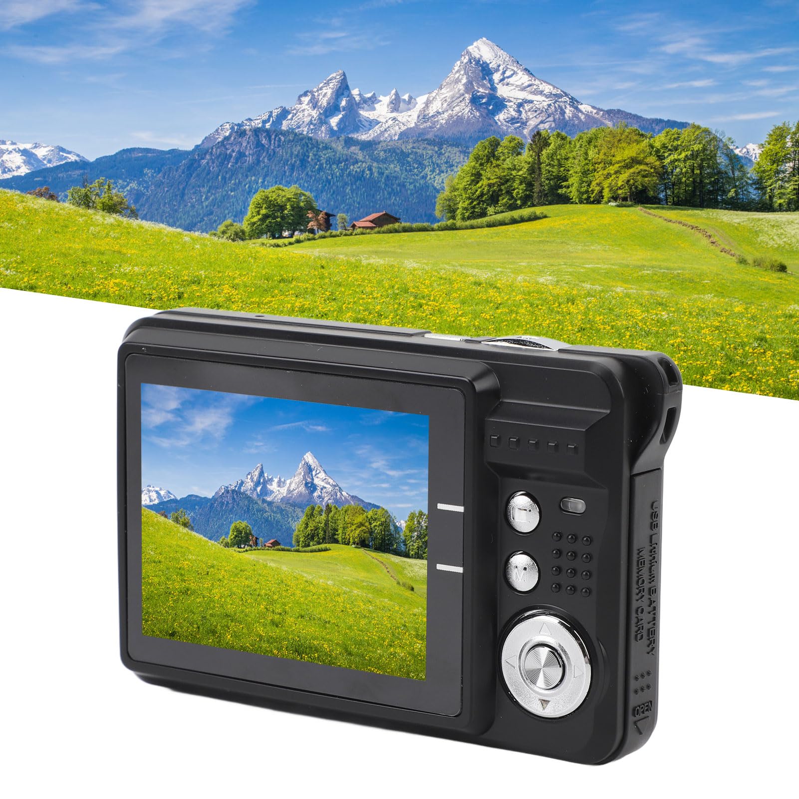 48MP HD Digital Camera with 2.7in TFT Display, 8x Zoom Anti-Shake Autofocus - Perfect for Students, Travel & Family Photography | Compact Smart Pocket Camera for Vlogging, Outdoor Adventures & Home Use
