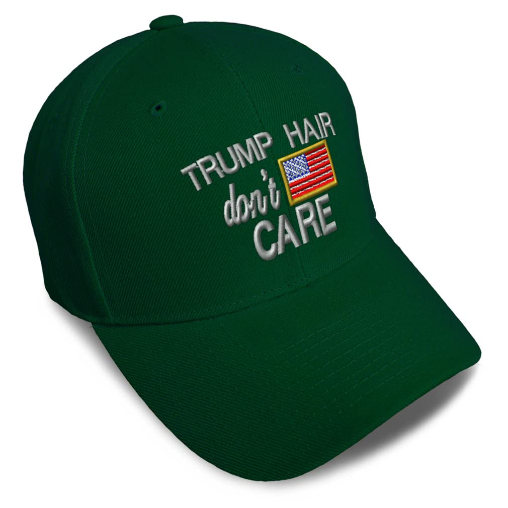 Speedy Pros Baseball Cap - Trump Hair Don't Care Dad Hat for Men & Women | Adjustable Snapback Vintage Style Hat for Outdoor Sports & Casual Wear