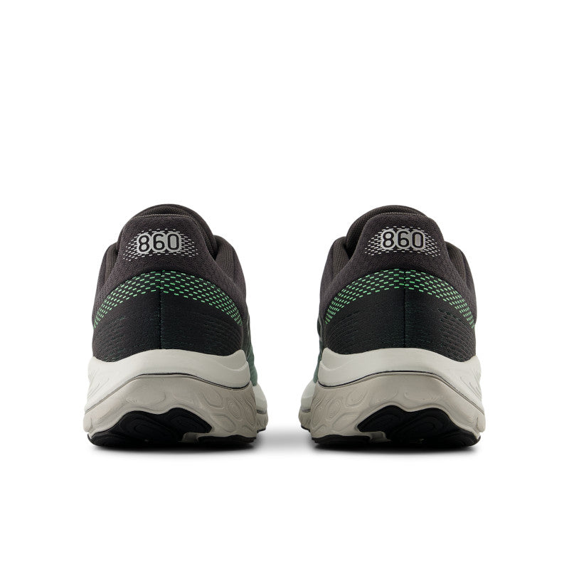 New Balance Men's Fresh Foam X 860v14 Running Shoes - Dark Juniper/Black Cement/Grey Matter - Cushioned Support for Road Running & Daily Training