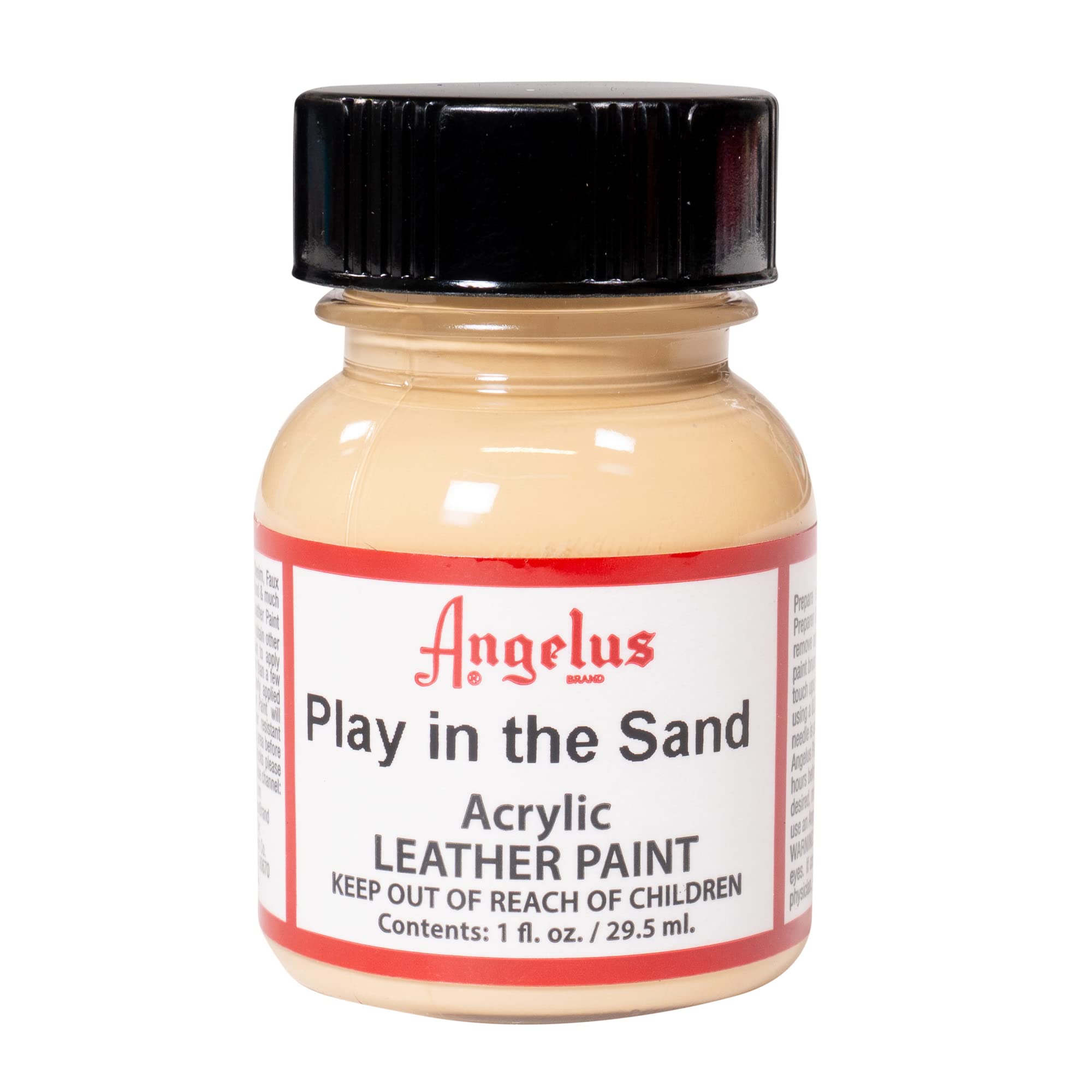 Angelus Acrylic Leather Paint - 1 Fl Oz Bottle for Shoes, Bags & DIY Crafts - High-Quality, Fast-Drying Paint for Leather Repair & Customization - Perfect for Sneakers, Jackets & Accessories