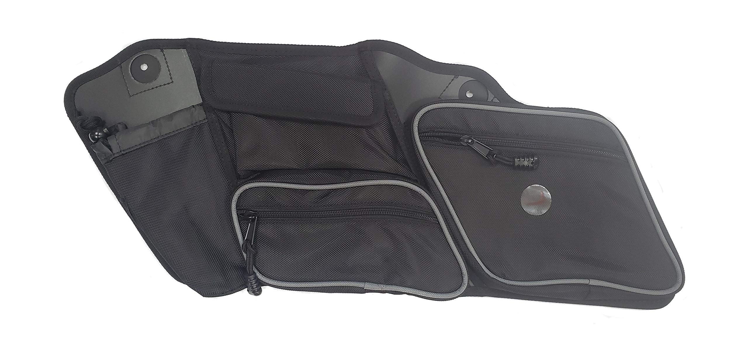 Premium Left & Right Motorcycle Saddlebag Organizers - Durable Storage Bags for Harley Davidson Touring Models (1993-2013) | Perfect for Road King, Road Glide & Electra Glide | Road Trip Essentials & Daily Commute Storage Solution