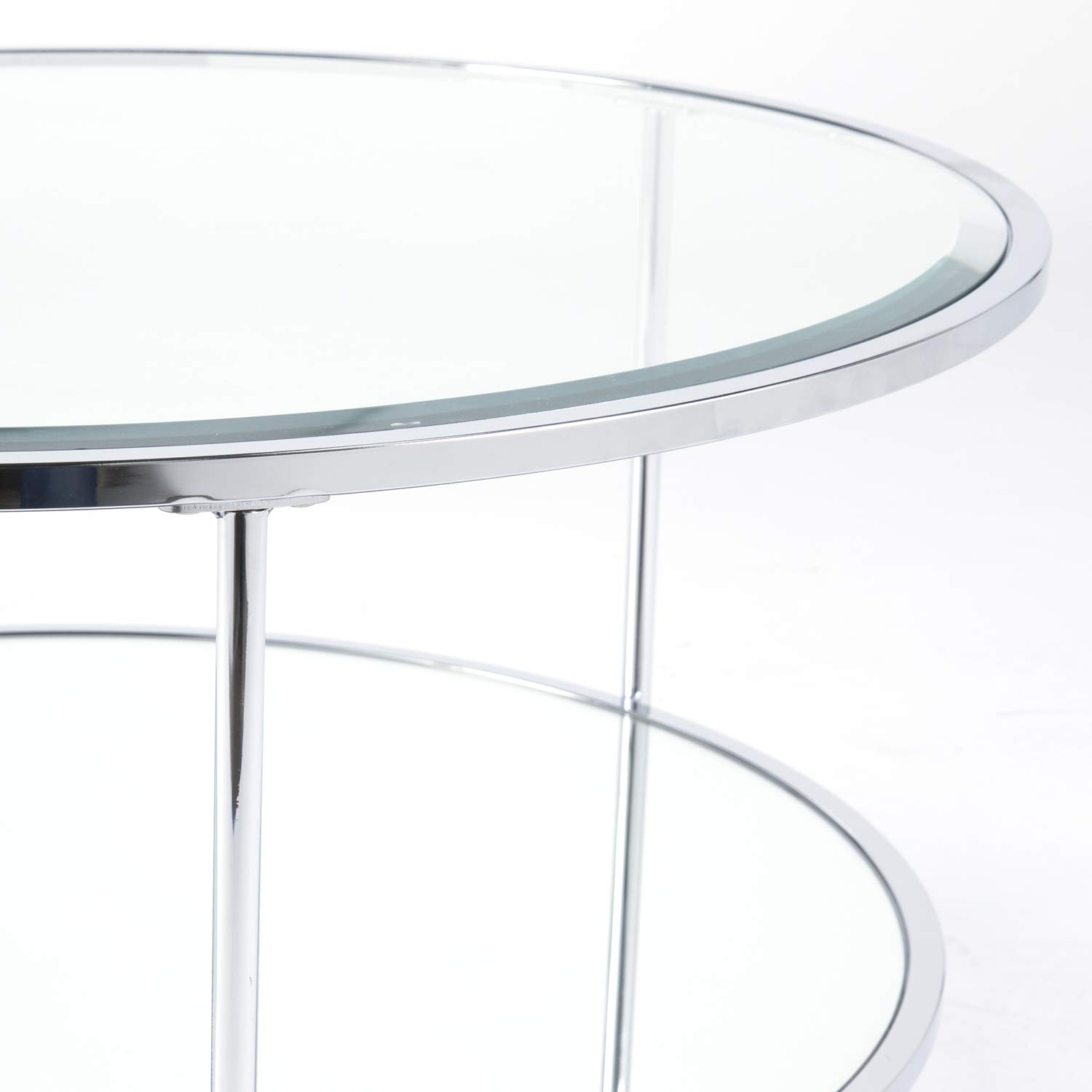 SEI FURNITURE Risa Cocktail Table - Modern Black Coffee Table for Living Room, Perfect for Small Spaces & Home Decor