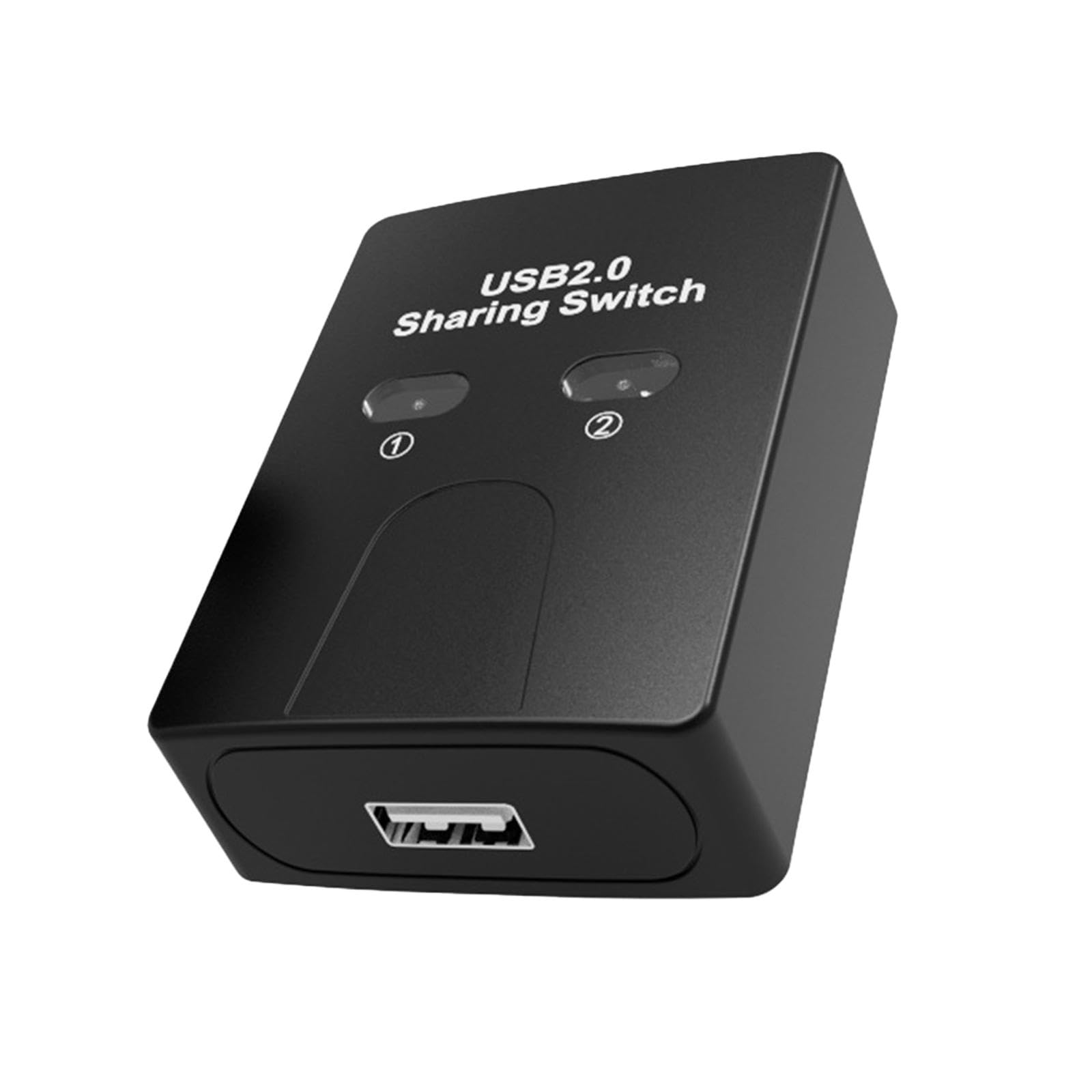 Ronyme 2-in-1 USB Printer Sharing Switch | USB Peripheral Device Switcher for PC & Computer | Stable Connection for U Disk & Printers | Perfect for Home Office & Small Business Workstations