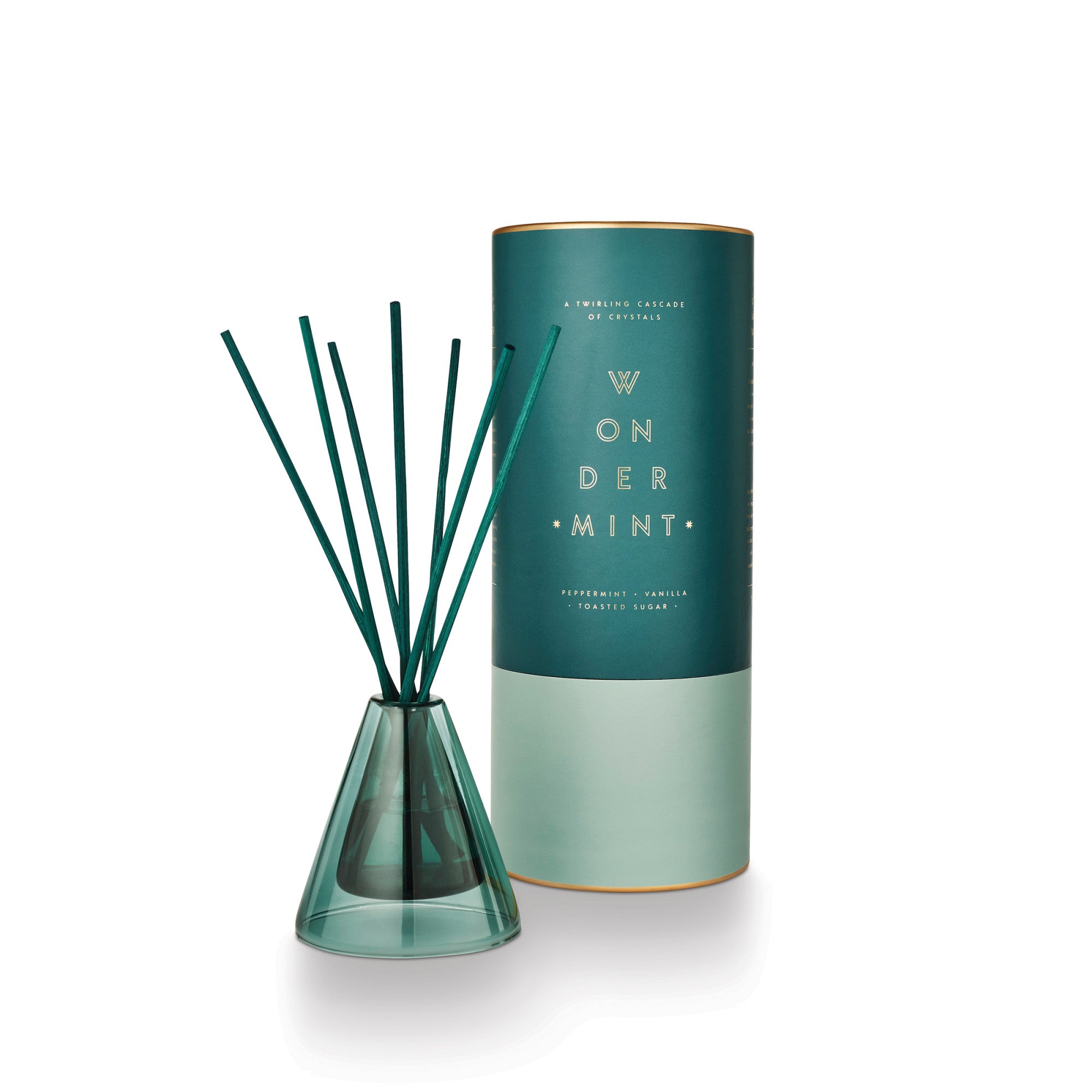 Wondermint Essential Oil Diffuser - Aromatherapy Ultrasonic Humidifier for Home, Office, Yoga & Spa | Quiet Operation, Auto Shut-Off, 7 Color LED Lights
