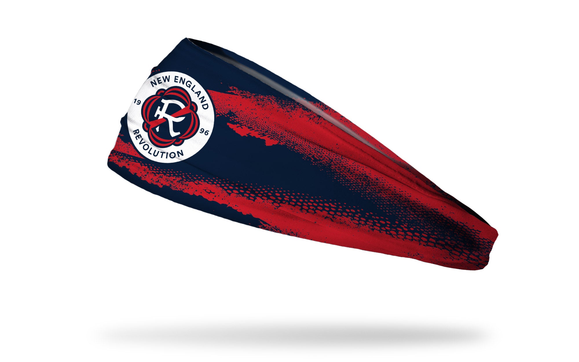 New England Revolution Rally Cry Big Bang Lite Headband - Adjustable Sports Headband for Running, Soccer & Workouts - Moisture Wicking & Breathable Design