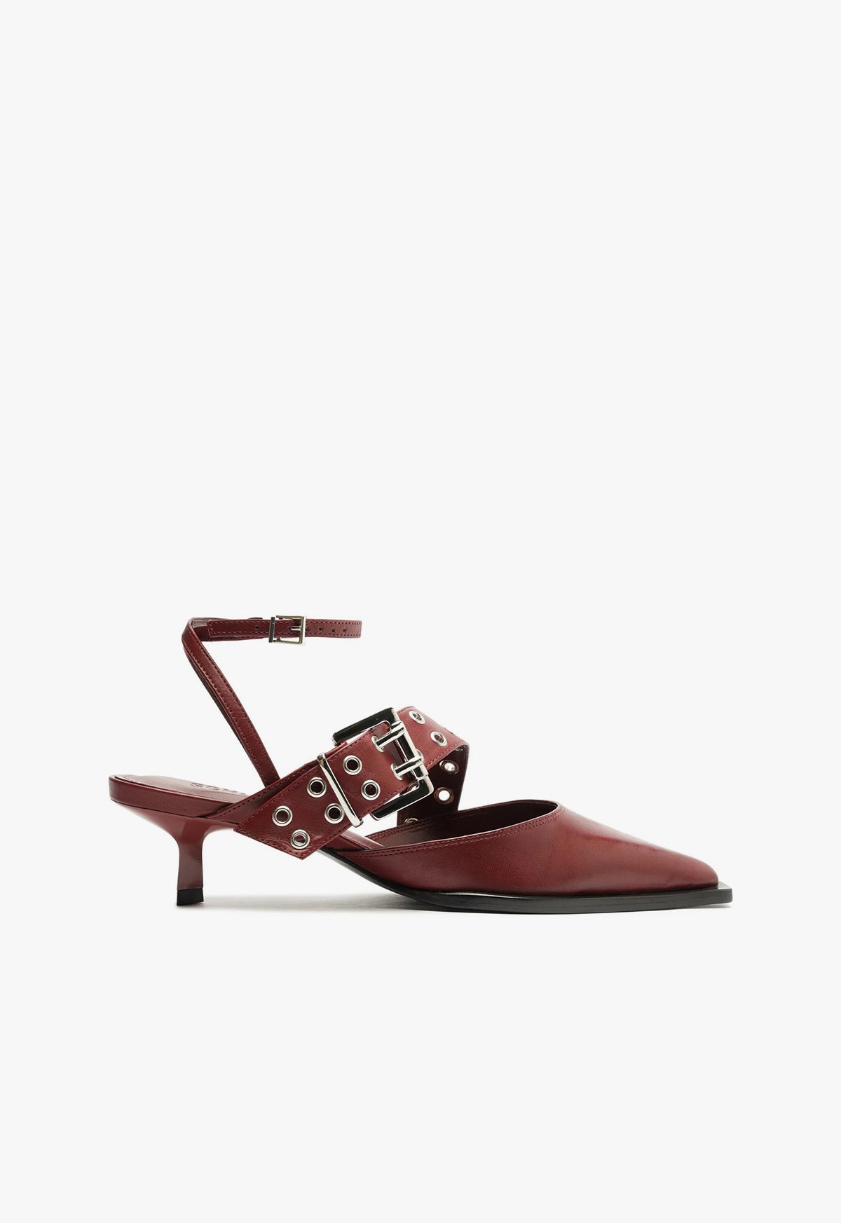 Jess Atanado Leather Pump Women's Low Heel Shoes - Size 6-11 | Comfortable Office Work & Party Dress Shoes for Women (Style: F24, S2199300190002)