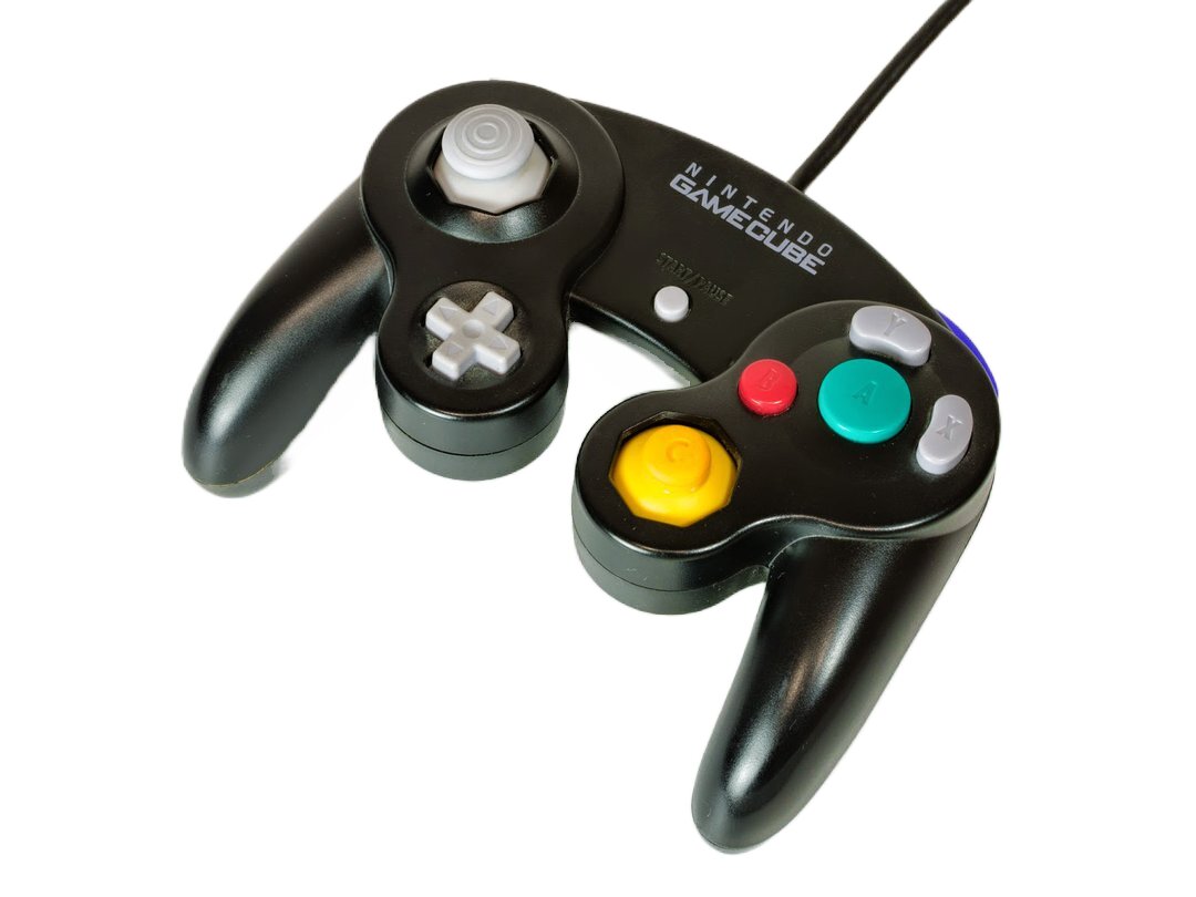 Original GameCube Controller for Nintendo Switch & PC - Jet Black - Perfect for Super Smash Bros, Mario Kart & Retro Gaming