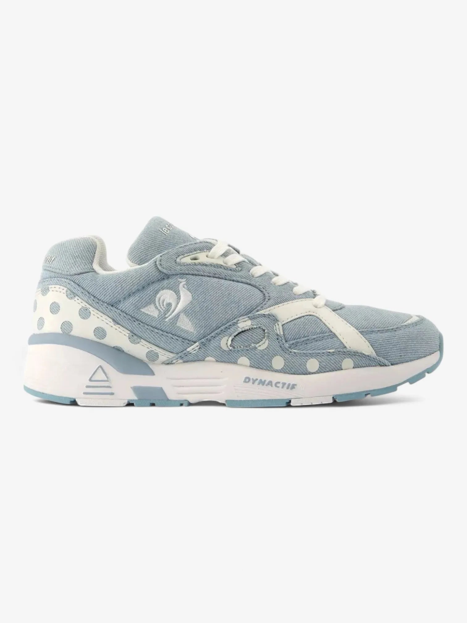 Le Coq Sportif R850 W Denim Dots Celeste White Women's Running Shoes - Lightweight Comfort for Jogging, Gym Workouts & Casual Wear