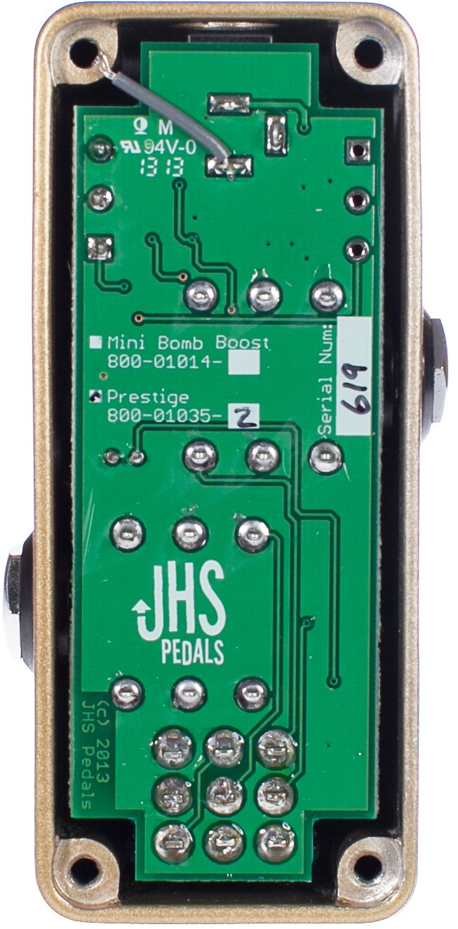JHS Prestige Guitar Pedal Buffer/Booster with Free Sticker - Enhance Your Guitar Tone for Live Performances & Studio Recording
