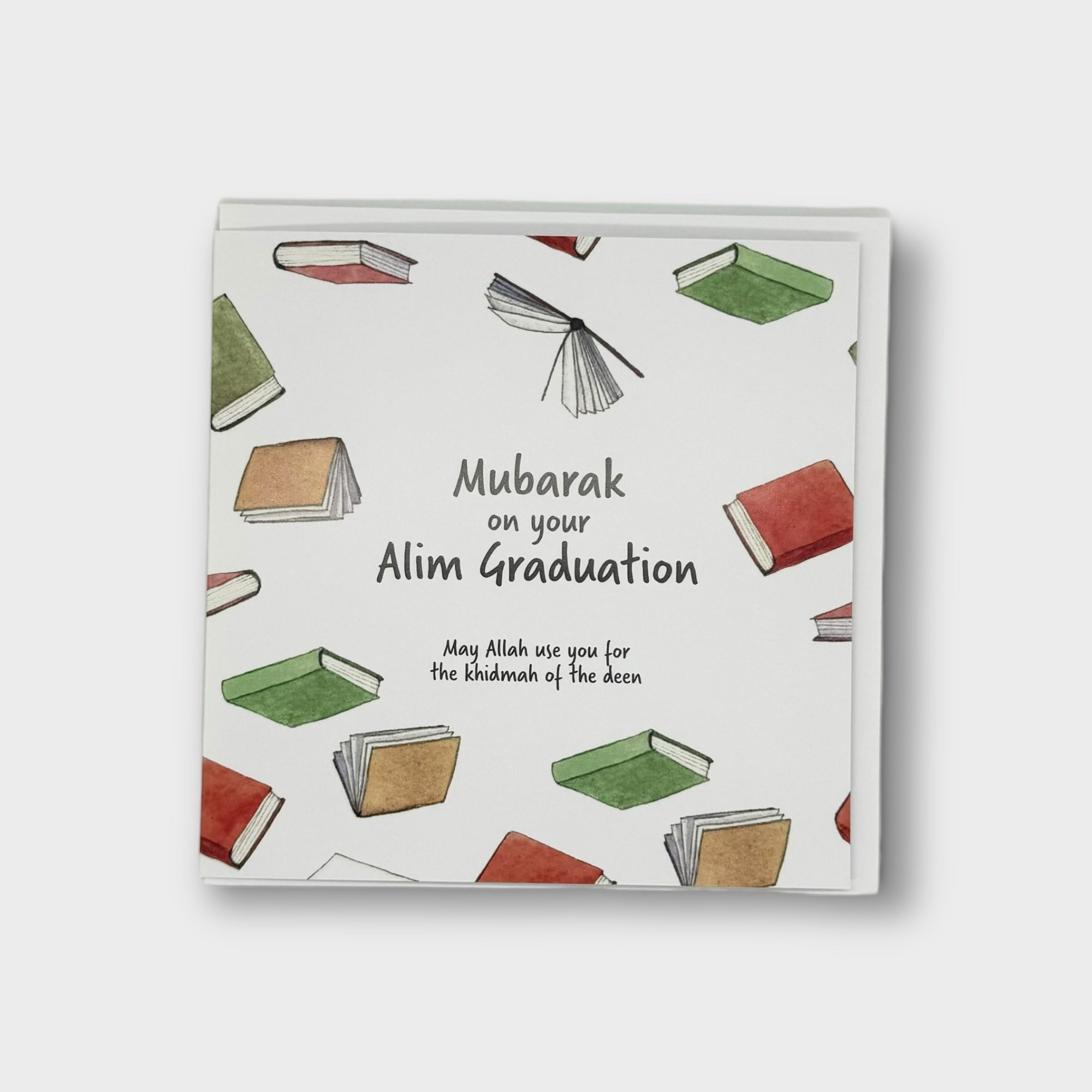 Alim Graduation Greeting Card - Elegant & Heartfelt Graduation Wishes for Students - Perfect for High School & College Graduation Parties