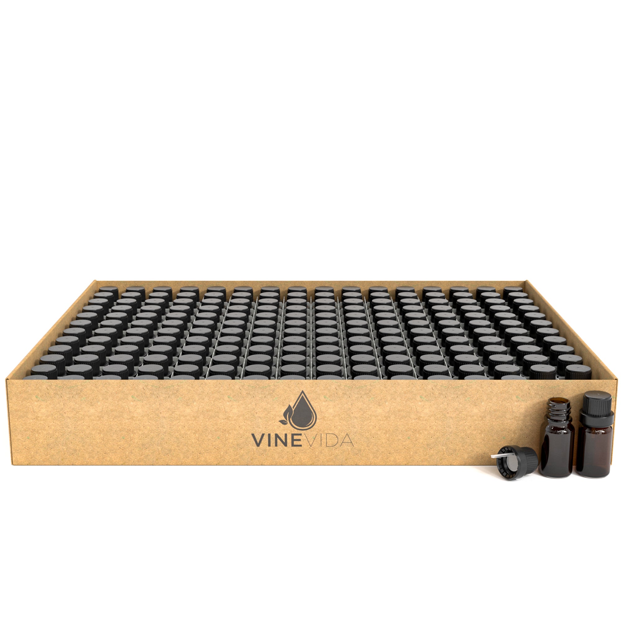 10mL Empty Essential Oil Bottles Without Caps - Refillable Glass Dropper Bottles for DIY Aromatherapy, Perfume & Travel Size Liquids