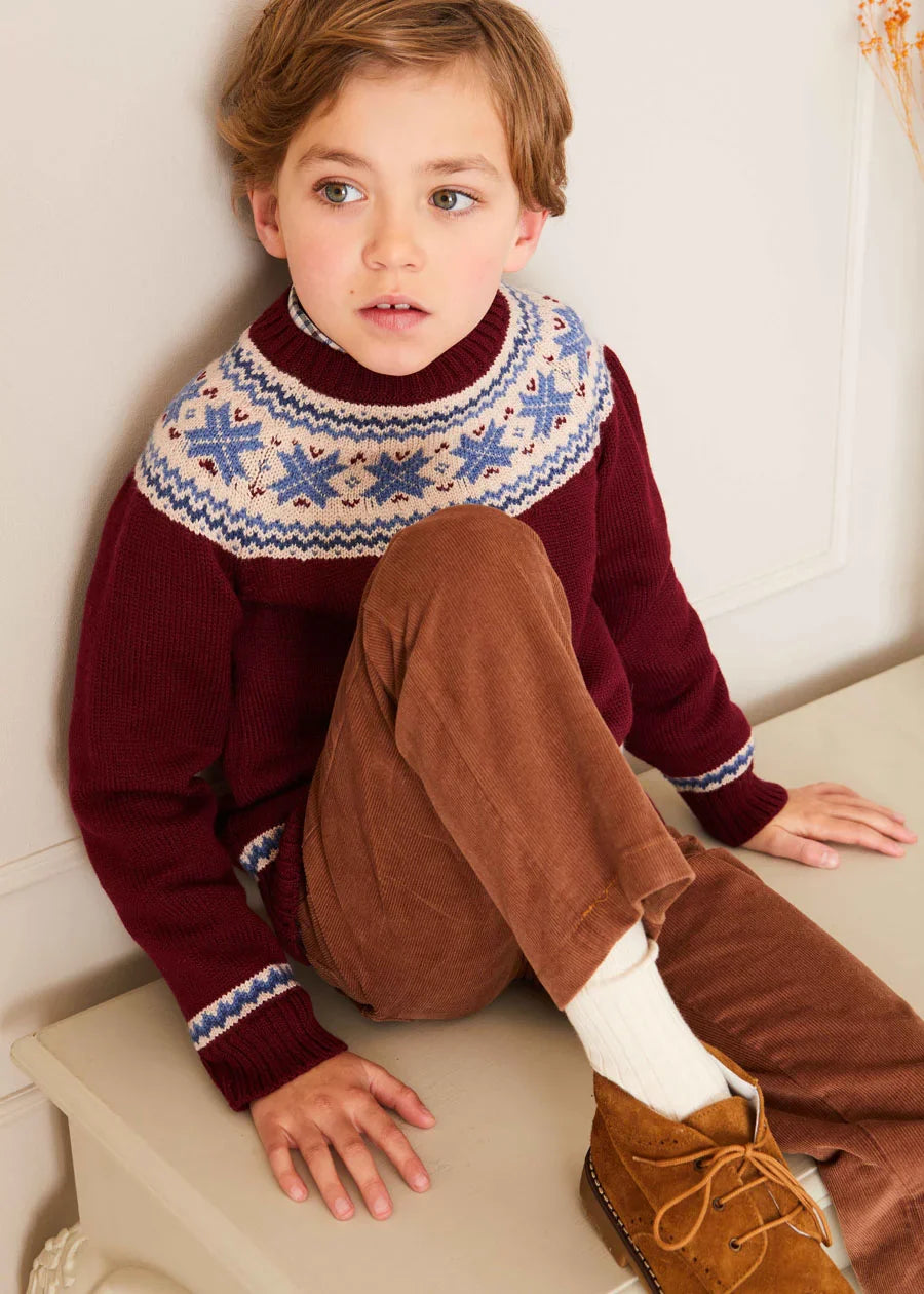 Navy Blue Austrian Jacket for Boys - Stylish Winter Coat for School, Outdoor & Casual Wear