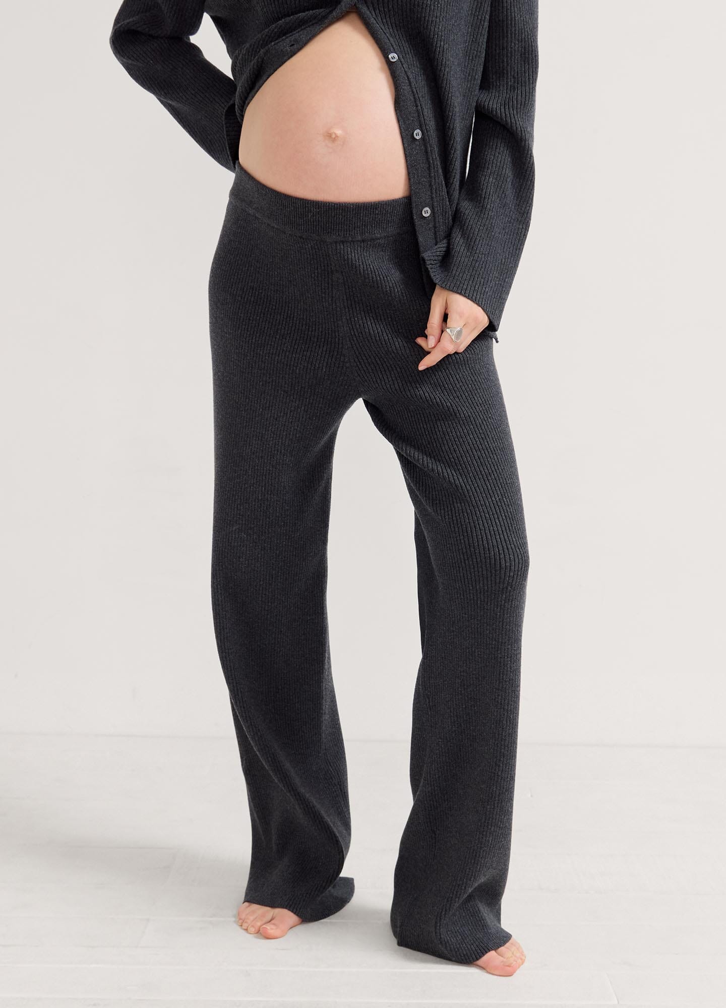Kat Sweater Pants for Women - Cozy Fleece Lounge Pants for Home, Yoga & Relaxation | Soft & Warm Winter Sleepwear