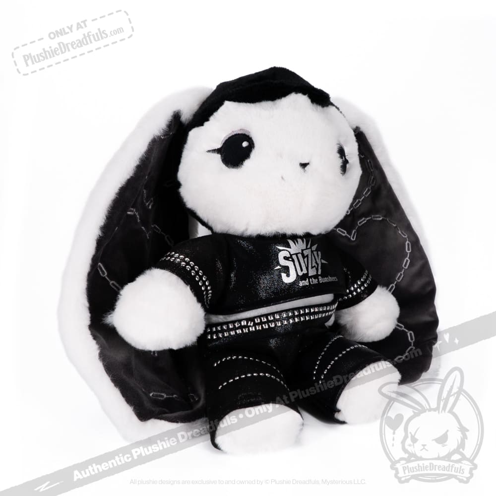 Goth Girl Plushie Dreadfuls - Soft Gothic Stuffed Doll for Alternative Fashion Lovers | Perfect for Bedroom Decor, Halloween Gifts & Emo Aesthetic Collections