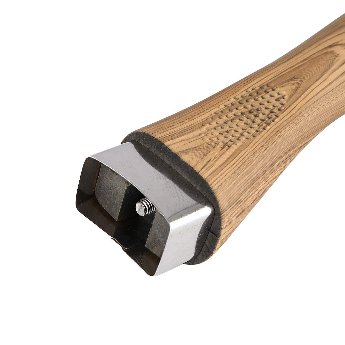 CHICTRY Wooden Pot Handle - Heat-Resistant Long Handle Replacement with Screws for Non-Stick Cookware, Woks & Pans - Natural Wood Kitchen Accessory for Safe Cooking & Frying