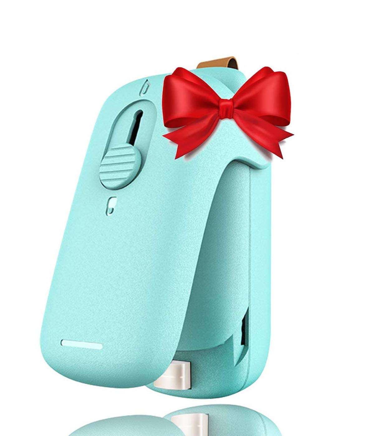 2 in 1 Handheld Heat Plastic Bag Sealer - Mini Portable Vacuum Sealer for Food Storage, Resealing Snack Bags | Perfect for Kitchen, Travel & Camping Use