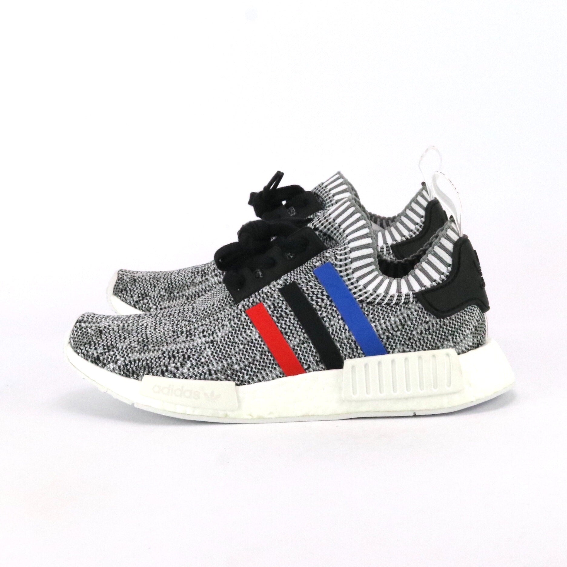 Adidas NMD R1 Running Shoes - Tri-Color Stripes White Sneakers for Men & Women | Comfortable Casual & Athletic Wear for Gym, Jogging, Street Style