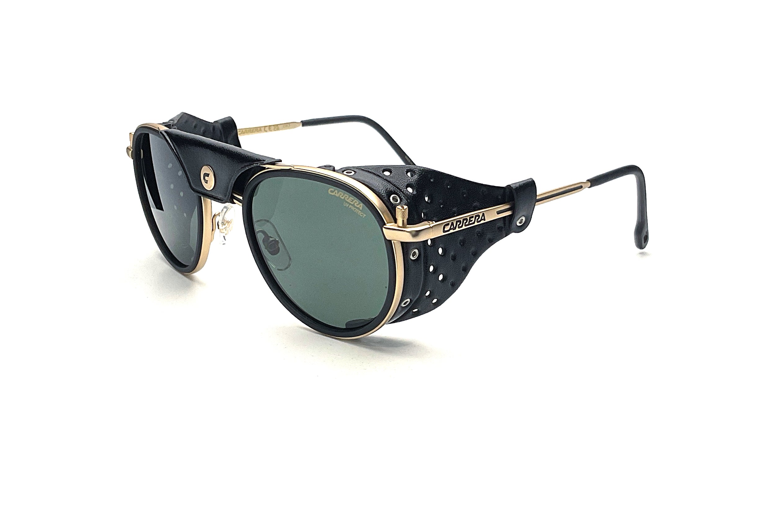 Carrera C Sport 05 Matte Gold Sunglasses - Polarized UV Protection Sports Sunglasses for Men & Women - Perfect for Running, Cycling, and Outdoor Activities