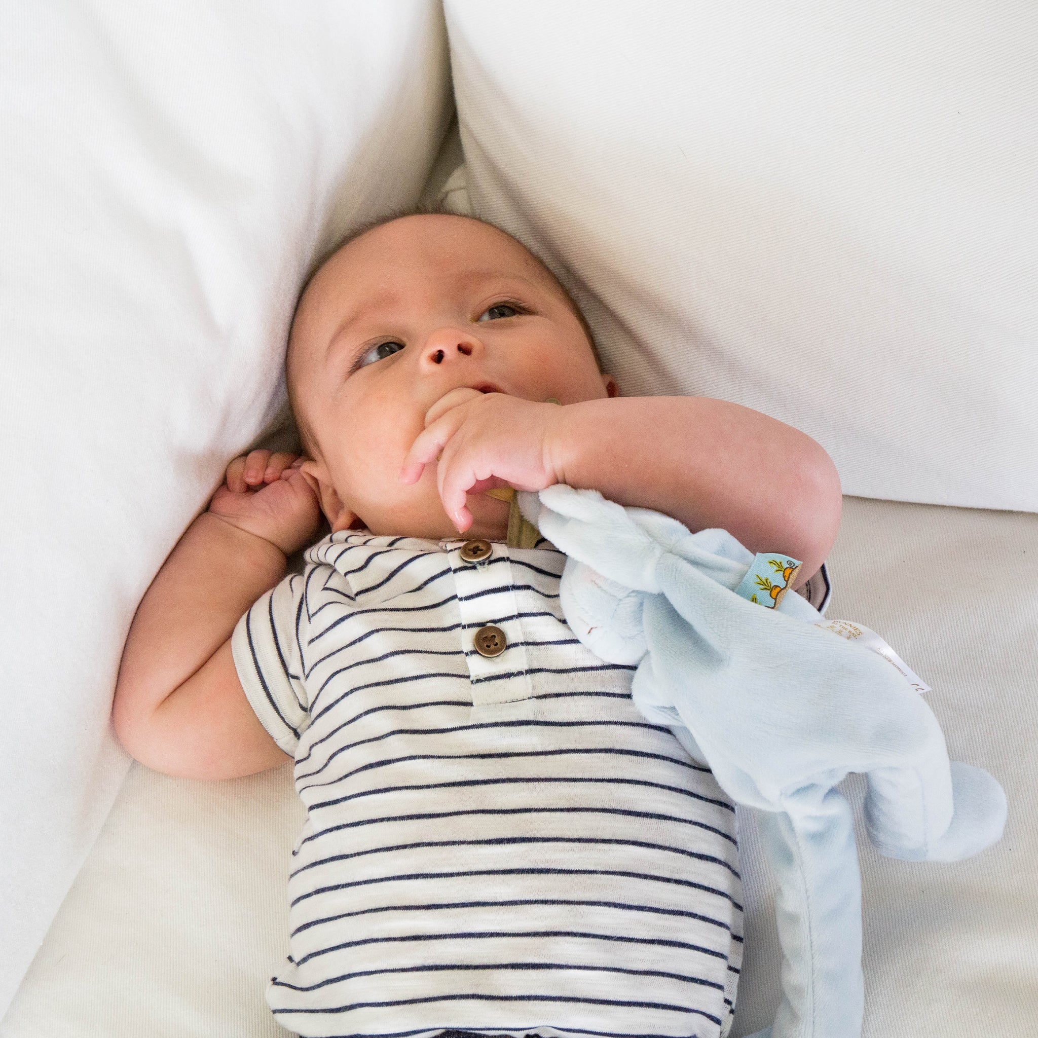 Snuggle and Soothe Baby Gift Set - Soft Blue Baby Blanket & Plush Toy | Perfect for Newborns, Showers & Nursery Decor
