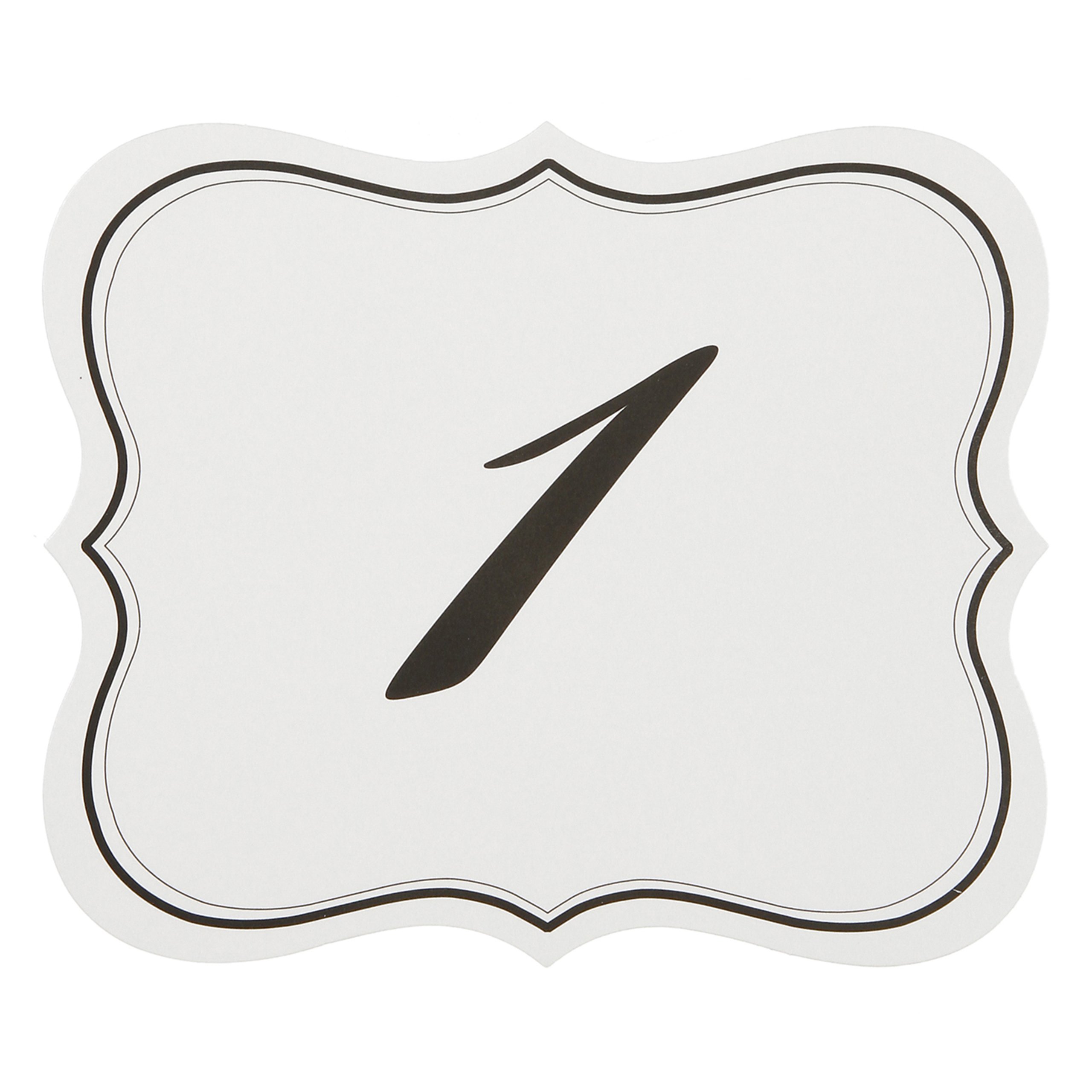 Darice David Tutera Wedding Reception Table Cards - Elegant Place Cards for Wedding Seating, Bridal Shower, and Special Events