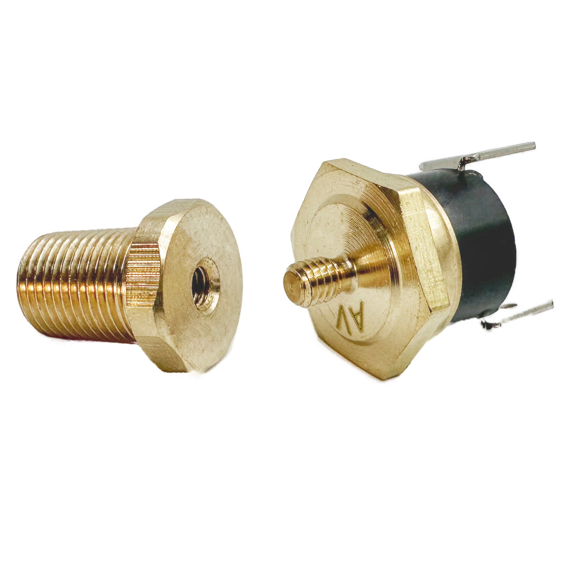 High Performance Transmission Oil Cooler AN Hose End Adapter with Electric Fan Temperature Switch - Perfect for Automotive Cooling Systems & Racing Applications
