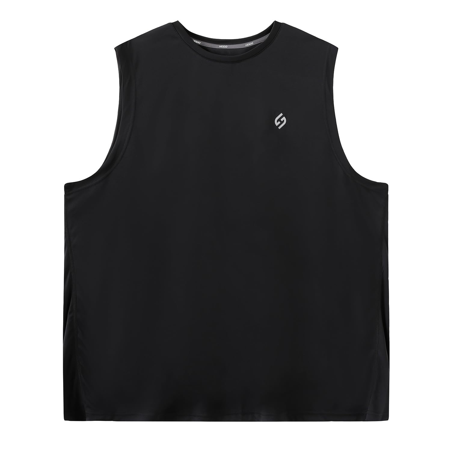 HOdo Big and Tall Men's Moisture Wicking Tank Top Undershirt - 3XL to 6XL - Comfortable Athletic Wear for Gym, Running & Summer Outdoor Activities