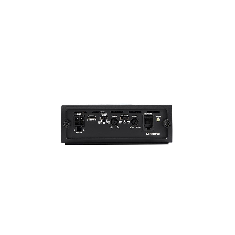Diamond Audio MICRO2V2 500W RMS 2 Channel Class D Full Range Car Amplifier - High Power Compact Car Audio Amp for Enhanced Sound System | Perfect for Car Audio Upgrades, Truck Stereo, and Bass Boost