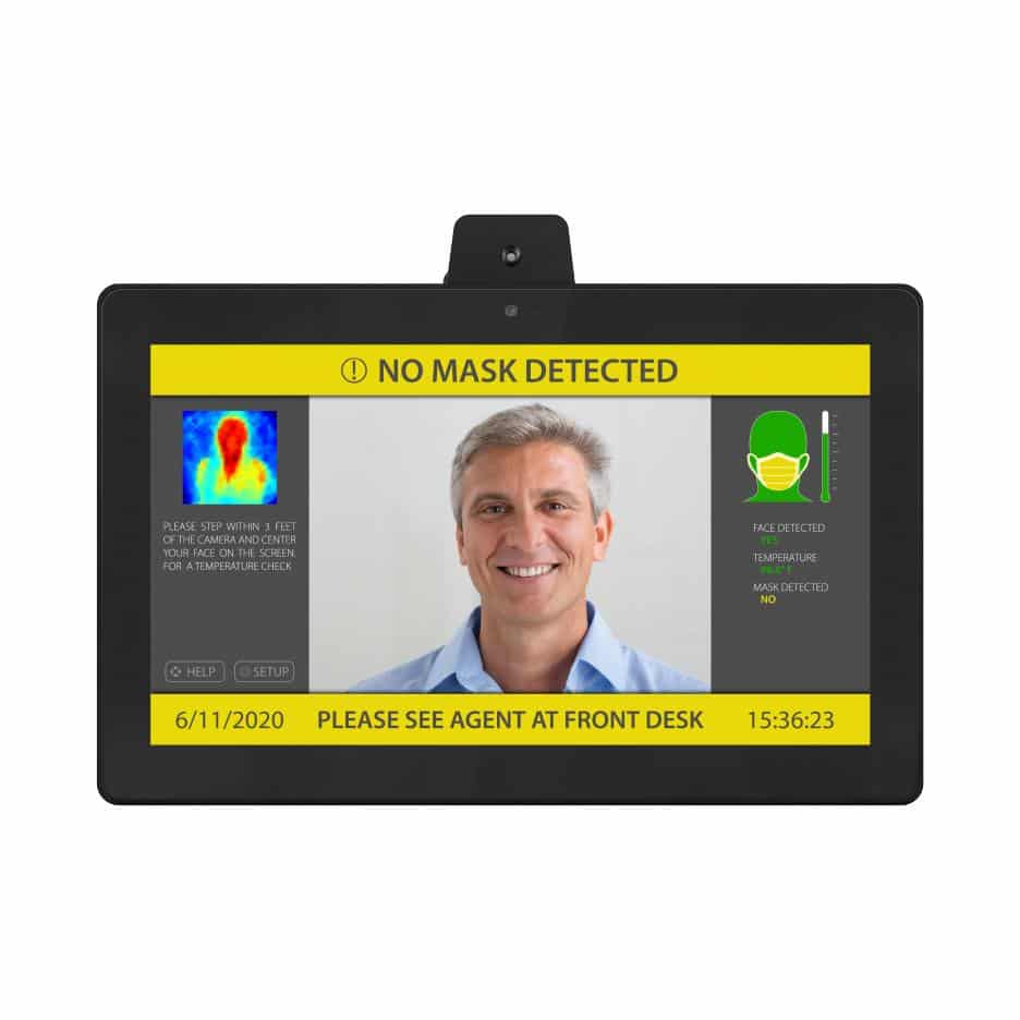 TAURI 15-inch No-Contact Infrared Thermometer Tablet - 1 Second Fast & Accurate Temperature Scan for Home, Office, and School Safety