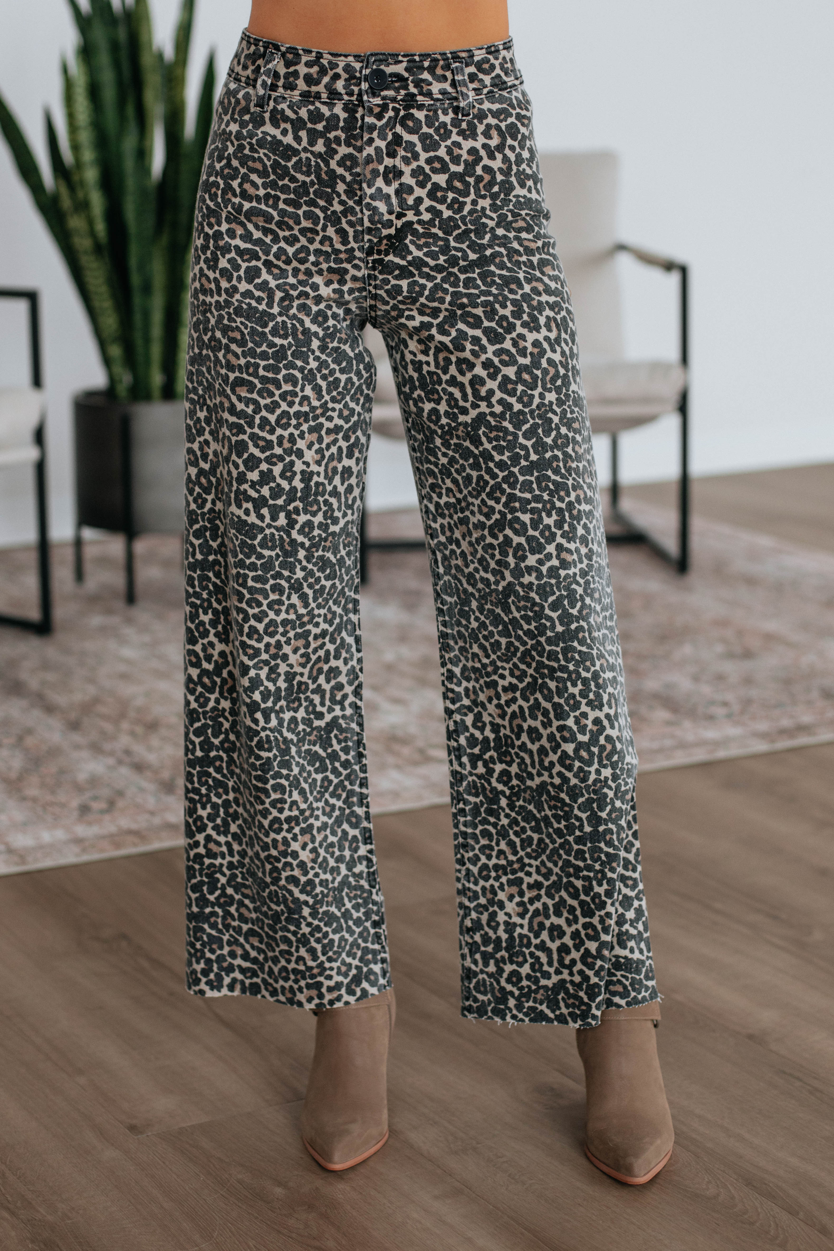 Jesse Wide Leg Pants for Women - High Waisted Flowy Trousers with Pockets | Casual & Office Wear | Perfect for Work, Travel & Everyday Comfort