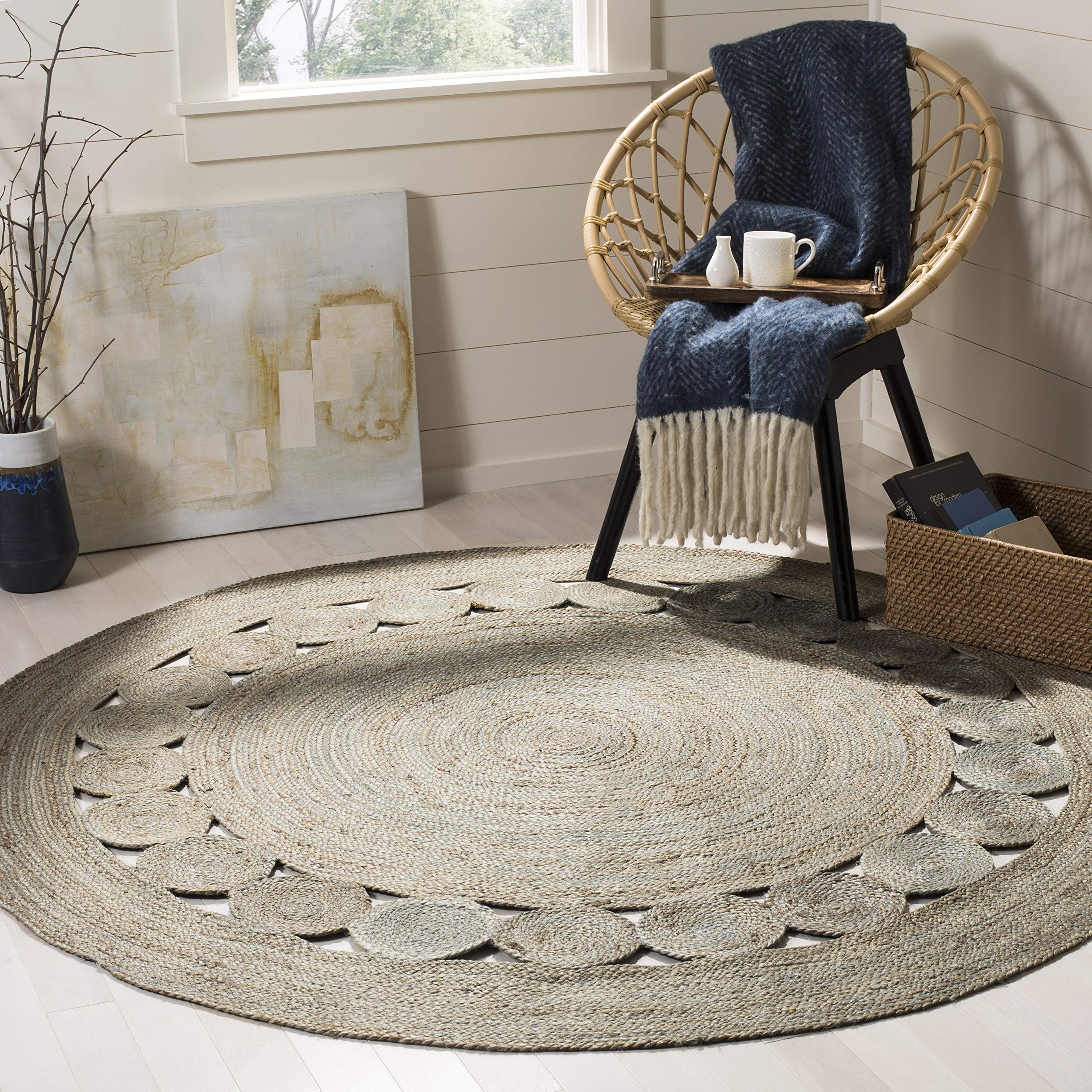 SAFAVIEH Natural Fiber Round Collection 6'6