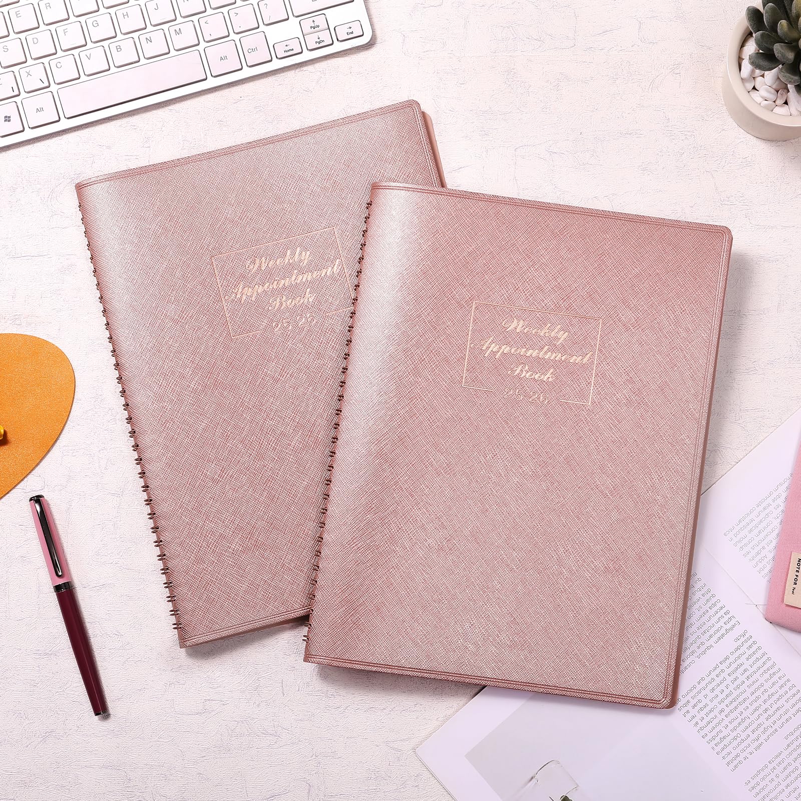 2025-2026 Weekly Appointment Planner - July 2025 to June 2026, 8.4