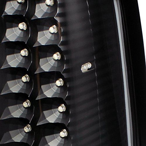 AKKON G2 LED Tail Lights Brake Lamps Replacement for 1999-2002 Chevy Silverado & 2003-2009 GMC Sierra Pickup Truck - Black - Enhanced Visibility & Safety for Night Driving & Towing