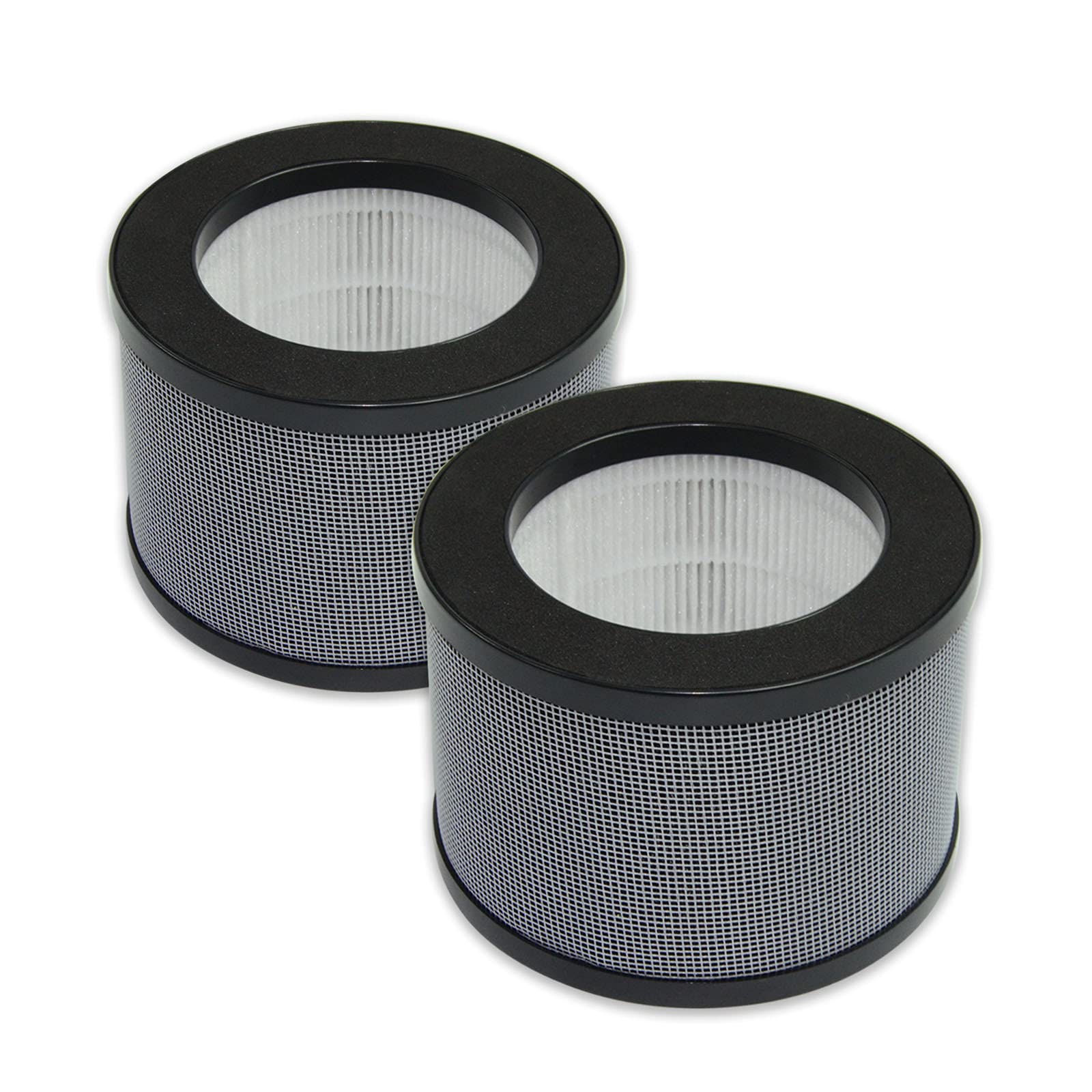 PUREBURG Replacement True HEPA Filters for isinlive Vortex A5 Air Purifier - H13 3-Stage Filtration with Activated Carbon - Reduces Dust, VOCs & Odors - 2 Pack - Perfect for Home, Office, and Allergy Relief