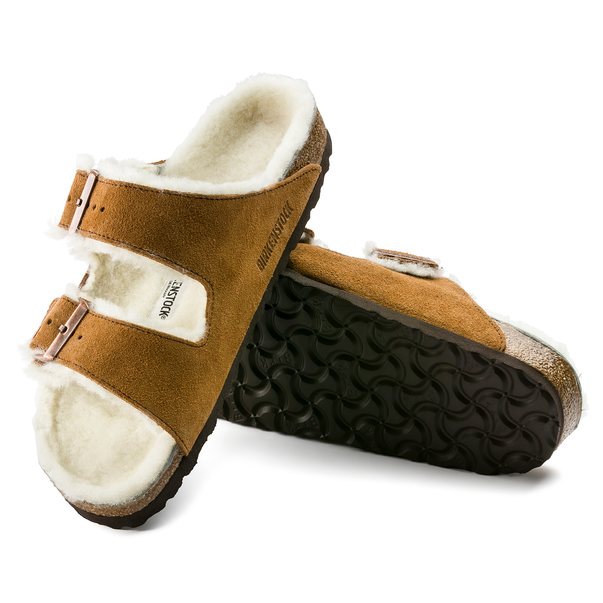 Arizona Shearling Sandals for Women - Soft Comfortable Regular Width Sandals - Perfect for Casual Wear, Home & Outdoor Use