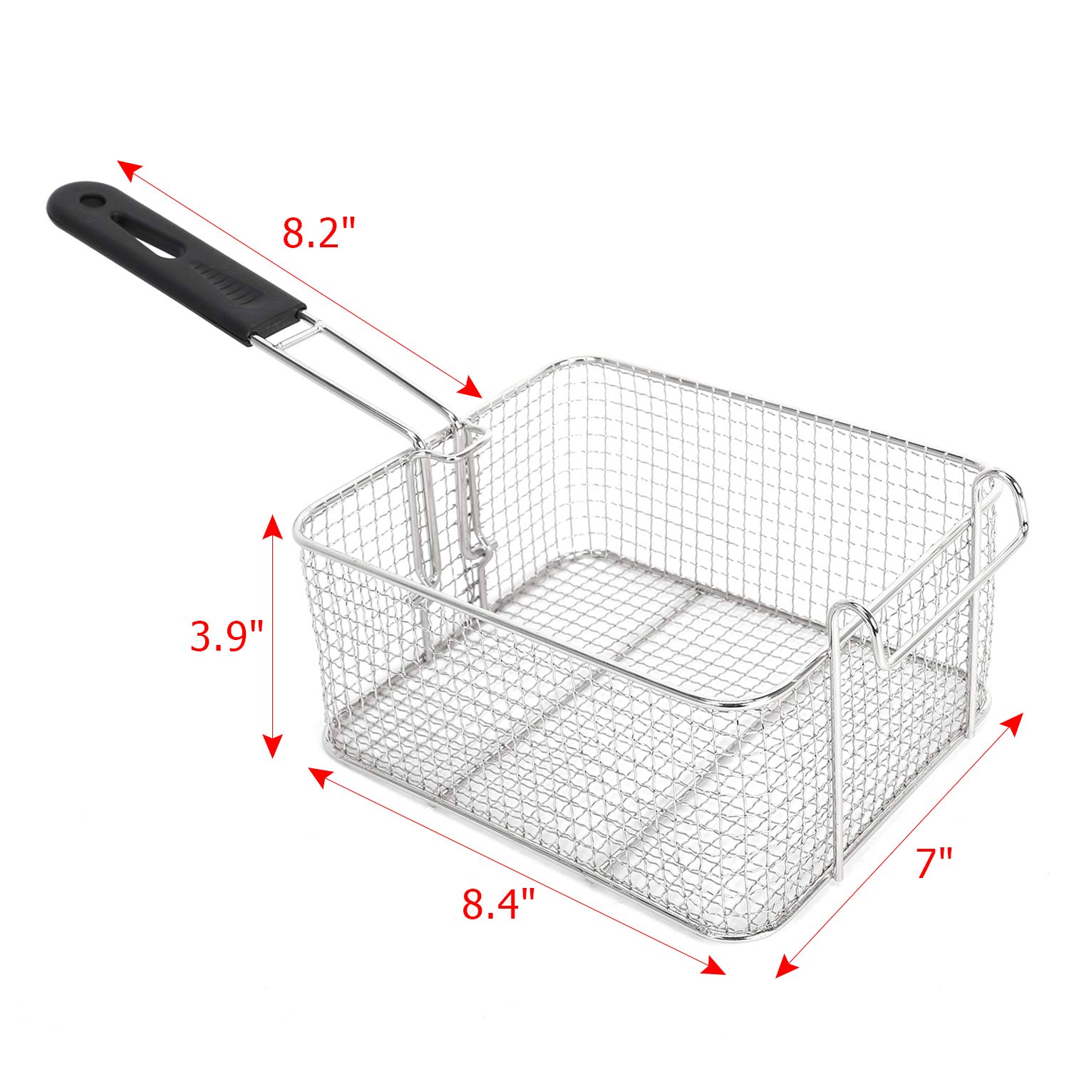 Commercial Electric Deep Fryer - 12L Dual Tank Stainless Steel French Fryer with Basket & Lid for Restaurant & Home Use - Perfect for Frying Chicken, Fish, Fries & More