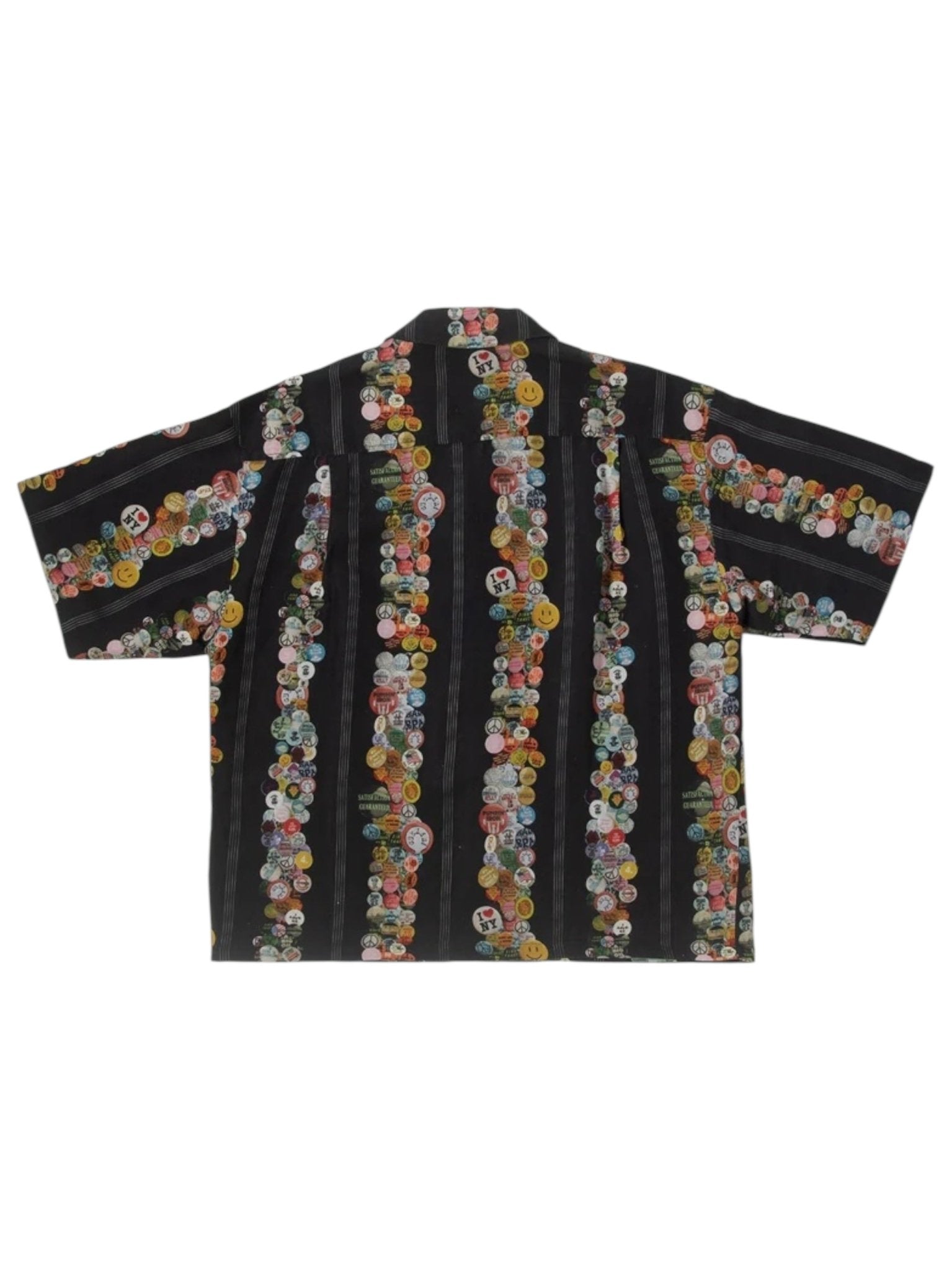 BLDG4 I Love Bldg4 Short Sleeve Woven Shirt - Black | Casual Wear for Men & Women | Perfect for Everyday Outfits, Street Style & Summer Fashion