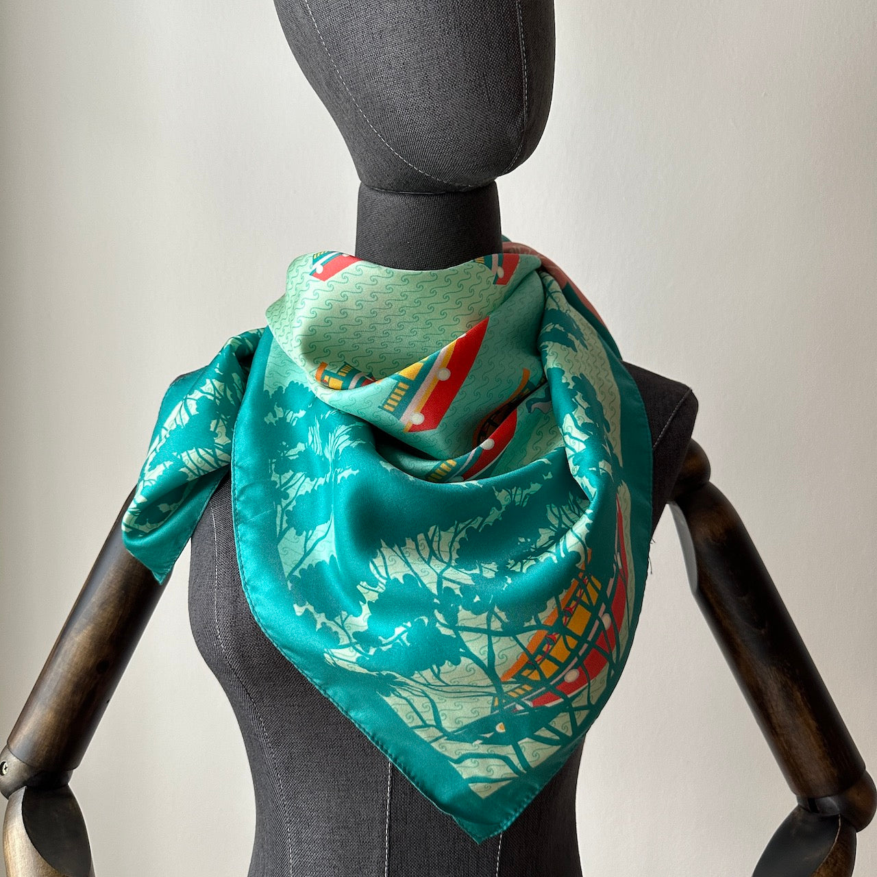 Singapore Quay Silk Scarf - Elegant Nighttime Fashion Accessory for Women | Perfect for Evening Events, Date Nights & Travel