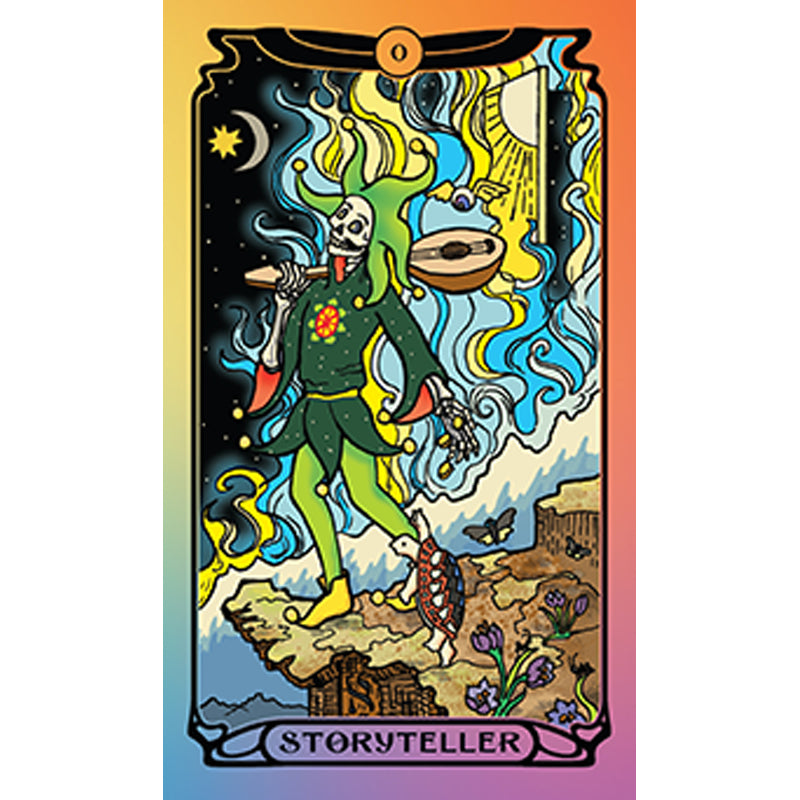 Grateful Dead Official Tarot Deck and Guidebook - 78-Card Set with Illustrated Guide for Divination, Meditation, and Spiritual Growth | Perfect for Fans, Collectors, and Tarot Enthusiasts