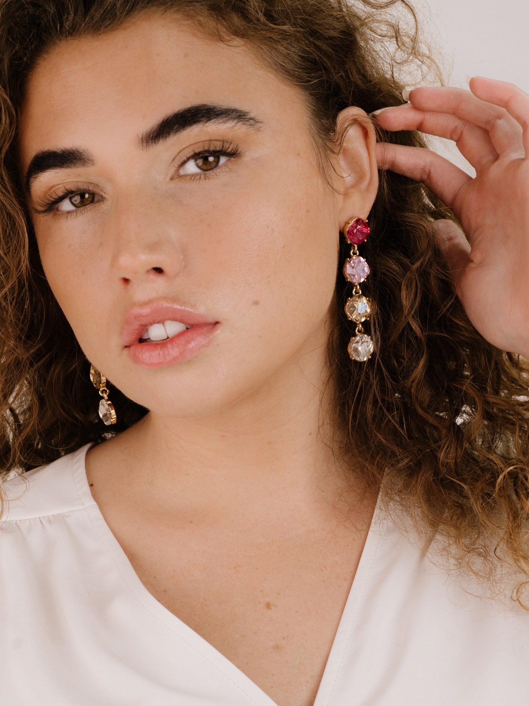 Four the Money Earrings - Stylish Gold Plated Hoop Earrings for Women | Perfect for Parties, Weddings & Everyday Wear