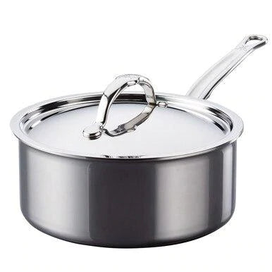 Premium Nano Bond 2-Quart Saucepan with Glass Lid - Nonstick Cooking Pot for Pasta, Soups & Sauces | Dishwasher Safe Kitchen Cookware for Gas & Electric Stoves